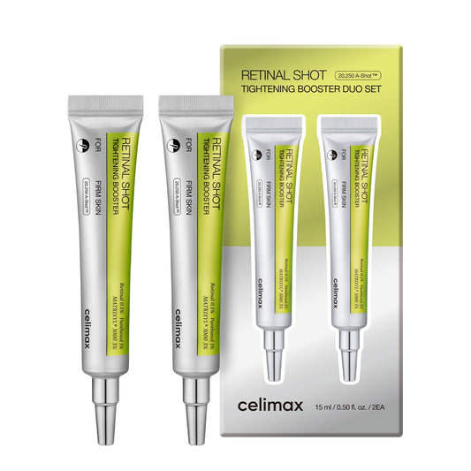 celimax The Vita A Retinal Shot Tightening Booster | 0.1% Retinal, 3% Matryxyl, High-Strength Retinoid for Anti-Aging, Pore Minimizer, Wrinkles & Fine Lines, Firmer Skin